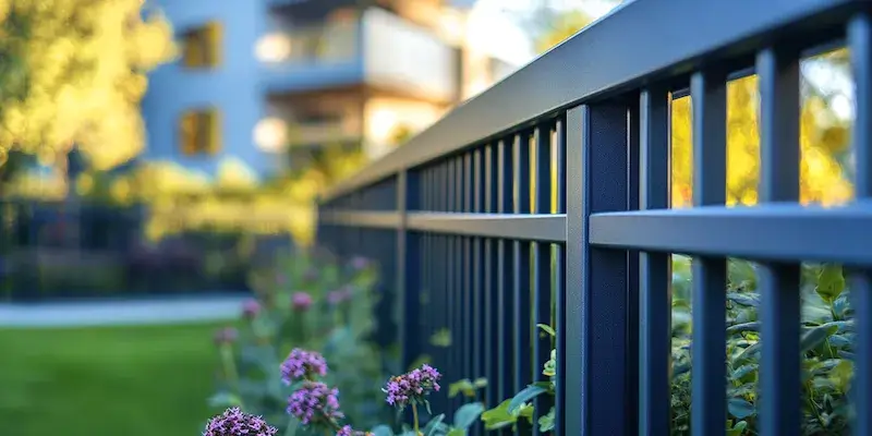 Zaun aus Polen mit Montage