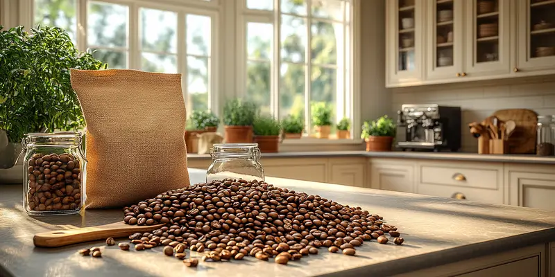 Ile waży kawa ziarnista?